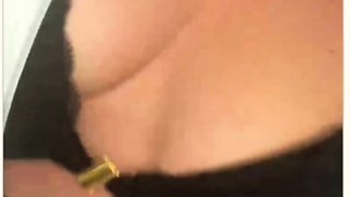 Joingy Girl strips her bra