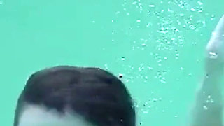 Busty PAWG MILF Spencer Bradley Cums in the Pool While Boss Is Away