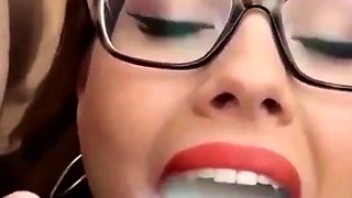 Busty JenKowski bukkake cumslut