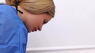 Huge Ass Doctor Changed Her Mind and Fucks Her Patient in Her Office