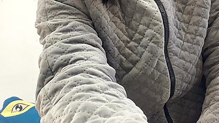 Hana Wear Clothes Then Go to Toilet Piss Water Her Pussy so Dirty