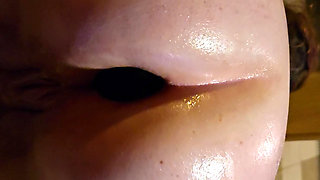 Sloppy Ass Bitch Oily Ass Big BtootyHole Plugged