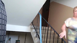 Sucking my cock in the entrance 3