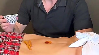 Ab Shack Ticklish Waitress