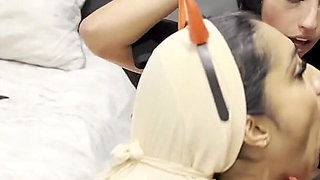 Horny Hijabis From Hell Halloween Threesome