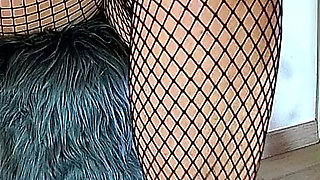 Misss a Catching You with Her Sexy Fishnets 1