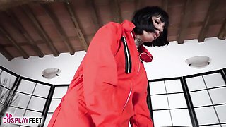 Cosplay smut with naughty Tokyo from Cosplay Feet