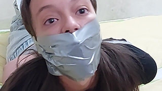 18-year-old Maia's First Time: Taped & Trained by Stepmom & Mistress