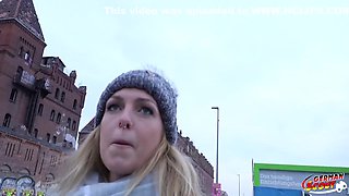 Sweet German Blonde Girl Pick Up For No Condom Casting Fuck - Linda Blonde And Amelie Lei