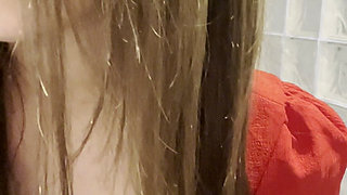 Solo in the Bathroom I Play with My Toy