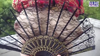 Doll Like Bliss with a Pale Busty Tease on a Playful Exposed Makeover Date Part.2