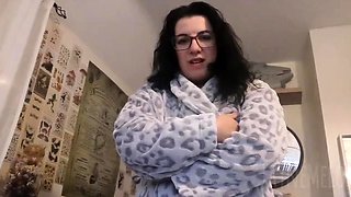 Blonde tight pussy babe solo toy fun in glamour masturbation