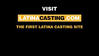 Big Tits Colombian Babe Sucks Hard Cock in Sloppy Deepthroat Casting