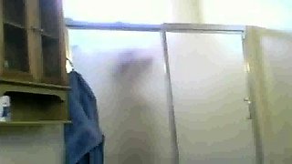 Mexican Aunt Maria spied on in the shower