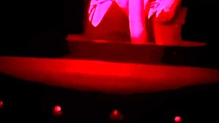 Cheating wifey getting prepared to give fellatios at night