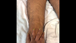 Home Made Desi Indian Body Lotion Massage with Desi Bhabi