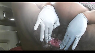 Masturbating with Dildo in My Car