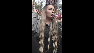 (107) Polish Smoke Fetish in Leggins