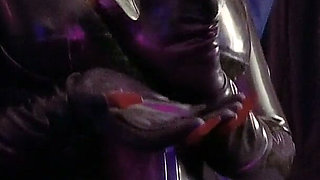 Eva Latex Fetish BDSM Mistress Solo Dominatrix Catsuit Rubber Hig Heels Glasses MILF Big Ass Legs Gloves