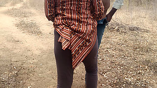 Married housewife enjoying outdoor fuck