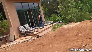 Horny Cheyenne Jewel and Her Cuckold Invite a Pervert in