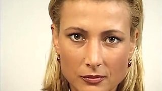 Cute Blonde Masturbates With Dildo