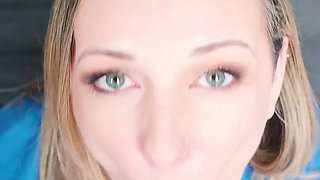 Fucking a French Canadian Girl - Quebecoise Blowjob and Cowgirl Creampie - Clara Dee POV