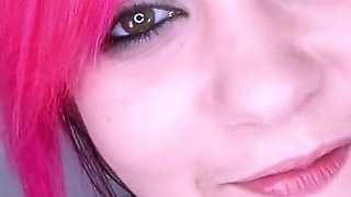 Zerah : Emo Teen Blowjob And Big Oral Cumshot