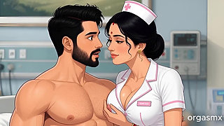 Desi Hot Doctor Bhabi Gives Special Treatment - Indian MILF Doctor Fantasy