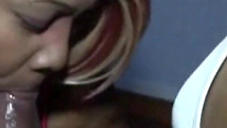 Interracial BBC Blowjob