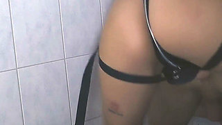 Watch Girlfriend Turn Her Slut Boyfriend Completely Obedient with Her Strap-on