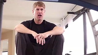 Blonde Vixen Cheats on Husband with Gym Trainer