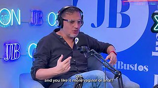 Smallish Colombian MayraOficial is a nymphomaniac who pops on the Sybian saddle machine - JuanBustos Podcast