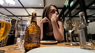 Amateur blondie solo anal masturbation