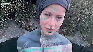 Alt Tattoo Couple Perverse Adventures Outdoors on Road Trip