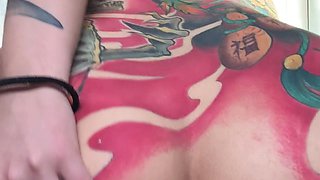 Big boob brunette masturbates on webcam
