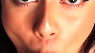 A Very Horny Girl Is Masturbating with a Large Dildo