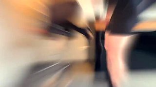 Office Secretary in Pantyhose and High Heels Gets Fucked Doggy Style by Boss - Cum on Nylons Creampie