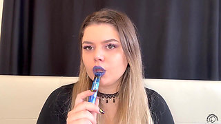Worship My Smoke: BBW Goddess Puffs Cig & Vape