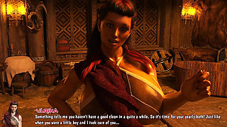 My Stepmom Jerks Me off My Big Cock