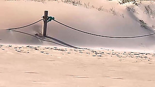 Squirting in a ****** Beach