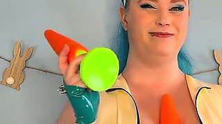 Bunny Domme Ass Stuffing JOI - Solo Girl