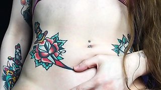 Cute amateur webcam teen girl toying pussy on webcam