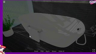 My stepmom NAKED in the BATHTUB at my own HOUSE. Too much soap and water, he asks me for help to rub. Mother in Lust Ep 4