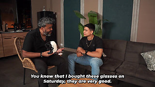 My Busty Blonde Stepmom Makes Me Fuck Her in Front of Him