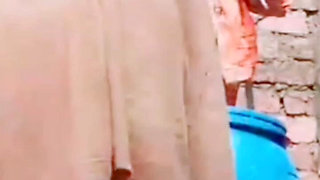 The Neighbor Saw Me Taking a Bath, Showing My Friend Dancing and Masturbating Together