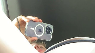 I Suck My Boyfriend's Cock in My Friend's Car and Then He Cum Inside Me