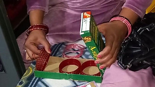 Panjabi Bhabhi Having Change Her Dress.