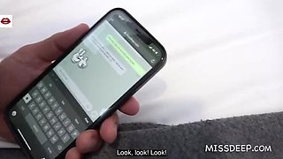 Hot Italian MILF Cheats With Stranger - Blonde Big Tits Blowjob