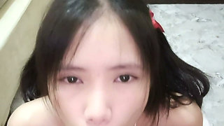 Cute Stepsister POV Deepthroat Swallow